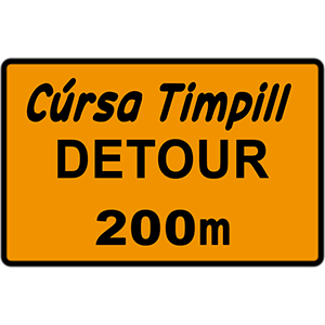 Detour ahead