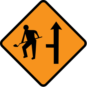 Site access on left