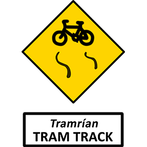 Slippery for cyclists